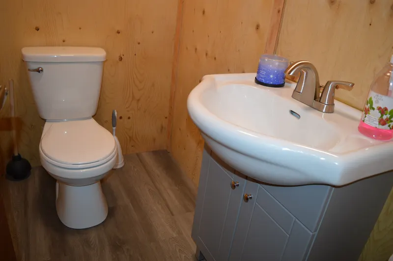 Salle de bain du chalet Le Campagnard