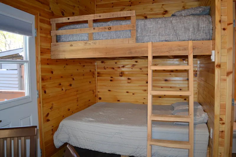 Lits superposés du chalet L’Arbrisseau