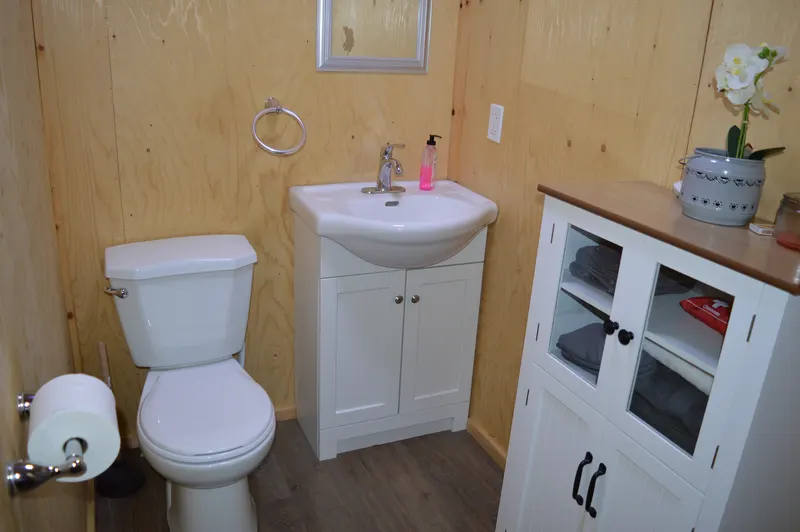 Salle de bain du chalet Le Floral