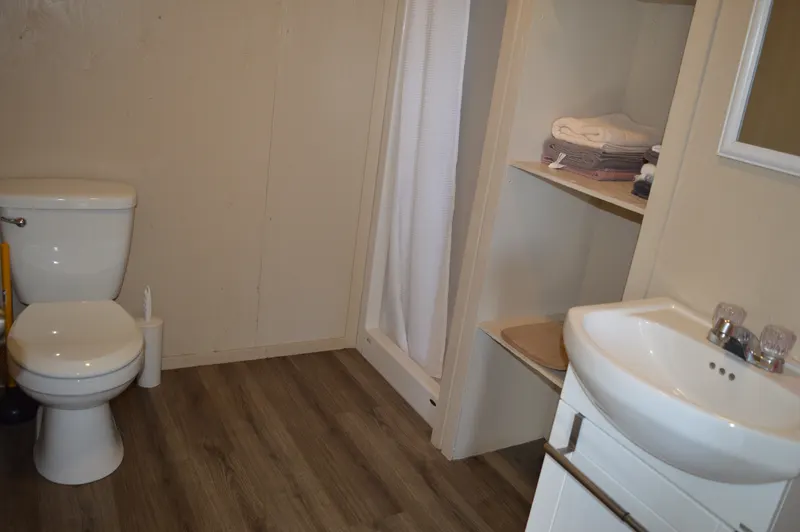 Salle de bain du chalet Le Champêtre